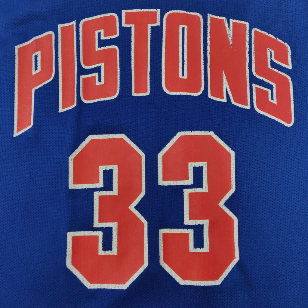 Detroit Pistons Hill 33 Basketball Jersey NBA Retro Commemorative Edition  Swingman Shirt Green