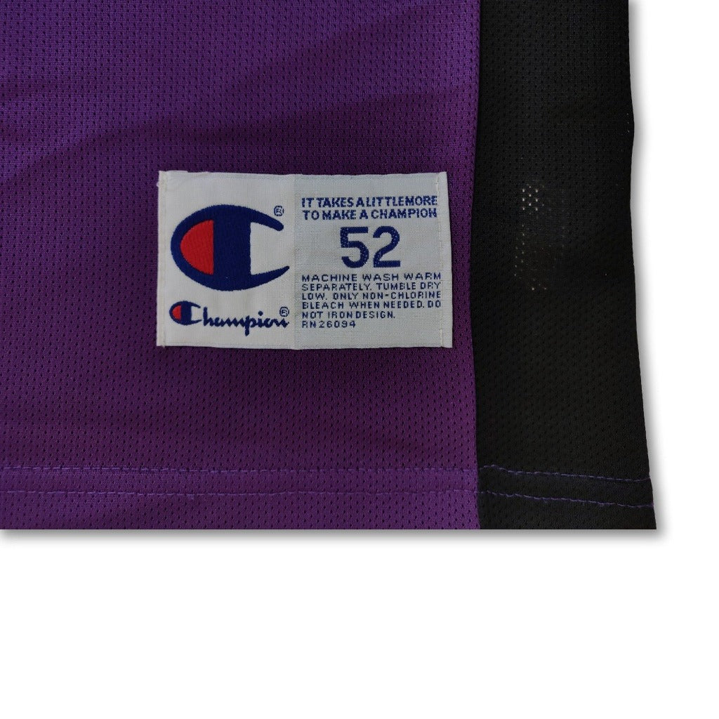 UsaVintageBarcelona Vintage Champion Toronto Raptors Vince Carter #15 NBA Purple Jersey Size 44 Reversible
