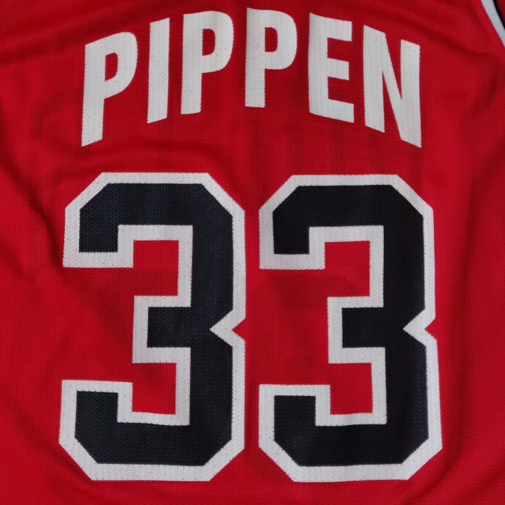 YFDADDY Vtg Champion NBA Chicago Bulls Pippen Jersey