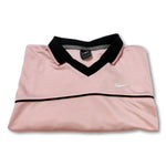 90s pink  Nike Andre Agassi polo shirt