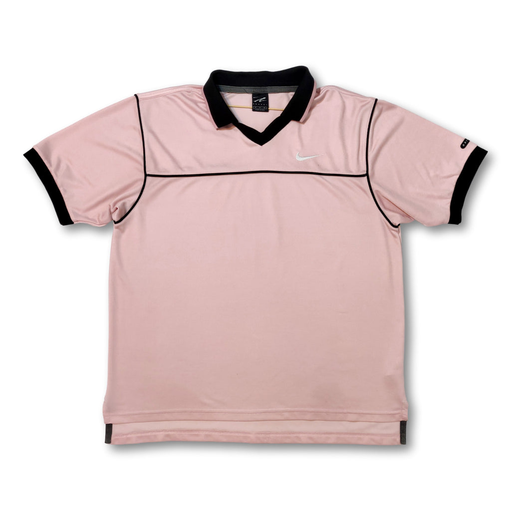 90s pink Nike Andre Agassi polo shirt | retroiscooler | Vintage Nike Retroiscooler