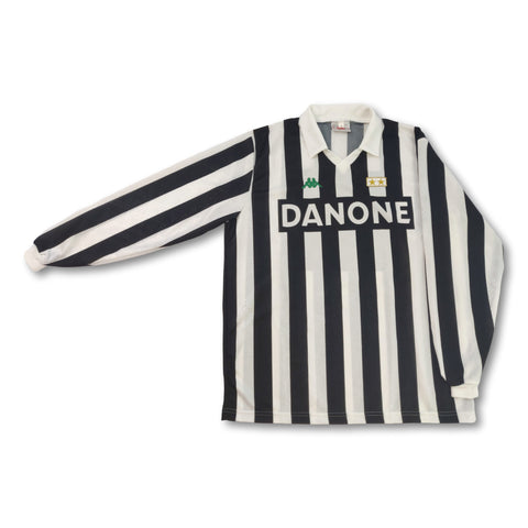 1992-94 black and white Kappa Juventus Torino long-sleeve shirt