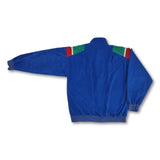 80s blue Adidas Ventex velvet track jacket Made in France