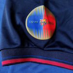 1998-99 blue and red FC Barcelona Nike centenary shirt