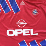 1993-95 red Bayern Munchen Adidas shirt