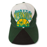 Vintage 90s Logo Athletic Seattle Supersonics cap