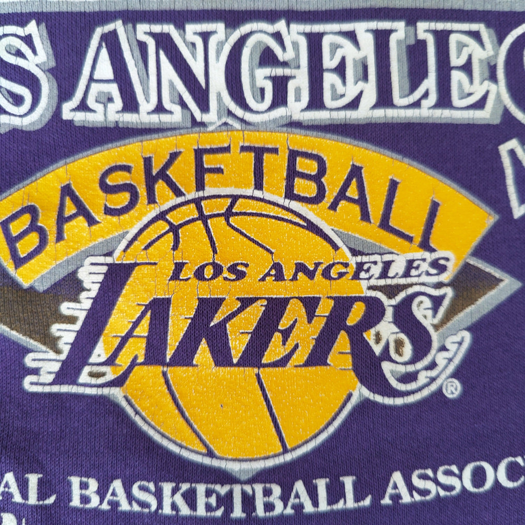 Men's Fanatics Branded Purple Los Angeles Lakers Big & Tall True Classic  Vintage Retro Stripe Pullover Hoodie