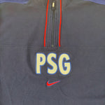 90s navy PSG Nike zip drill
