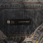 Blue Dsquared2 denim shirt Made in Italy