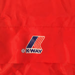 Vintage red K-Way rain jacket