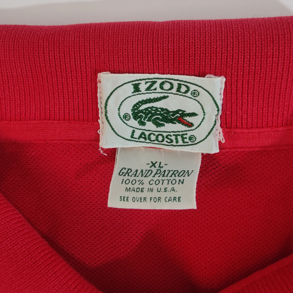 80s Lacoste x IZOD polo shirt made in USA | retroiscooler