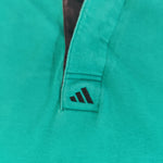 90s green Adidas Eqt polo shirt