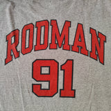 Vintage Champion Rodman #91 t-shirt Made in USA