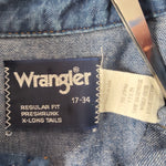 Vintage Wrangler denim shirt Made in USA