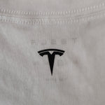 White Tesla t-shirt