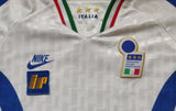 1996 white Italy Nike training shirt player-issue