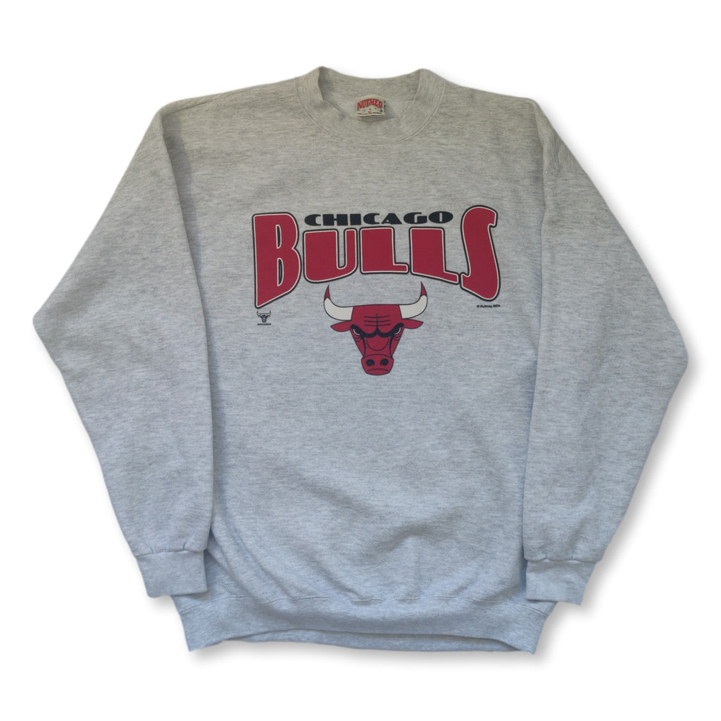 Vintage Pro Player 90's NBA Chicago bulls Sweater Grey (M)