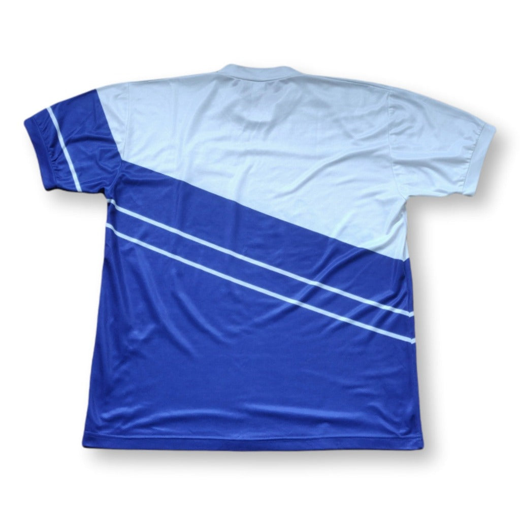 1990 Blue Italy Diadora Training Shirt | retroiscooler | Vintage