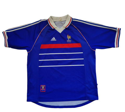 1998 blue France Adidas Zidane #10 shirt