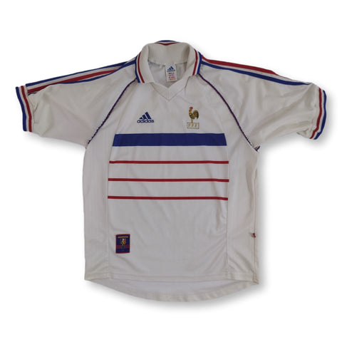 1998 white France Adidas shirt