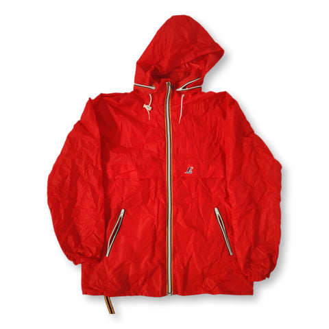 Vintage red K-Way rain jacket