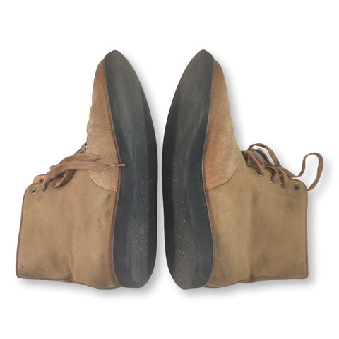 2000s beige Maison Martin Margiela desert boots Made in Italy