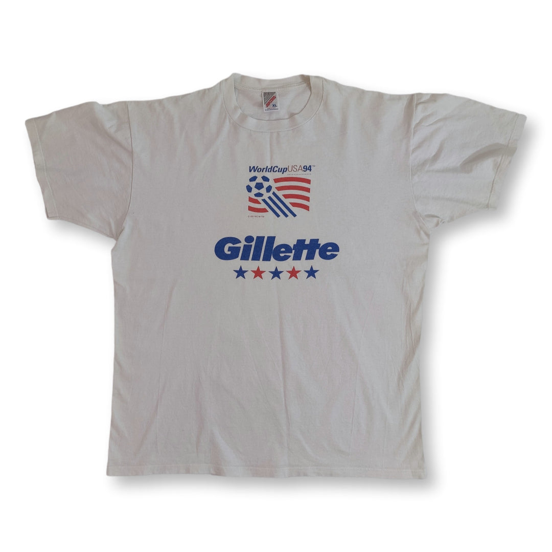 Maillot De Football Vintage Intel 82 - Wilson, Taille L, Jaune, Fabriqué Aux États-Unis