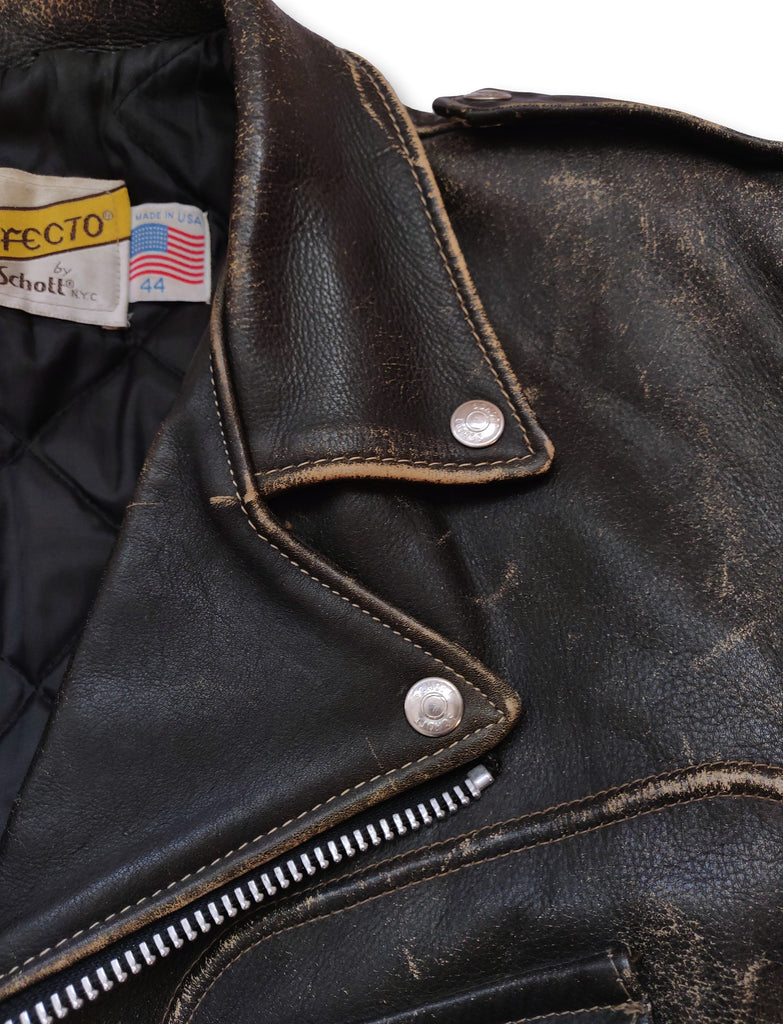 1993 Schott Perfecto 698 Leather Jacket Made in USA