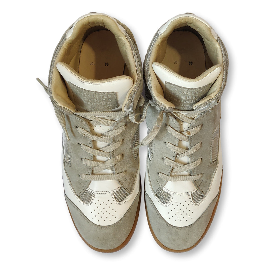 Vintage beige Maison Line 22 sneakers Made in Italy | retroiscooler | Vintage Margiela sneakers – Retroiscooler